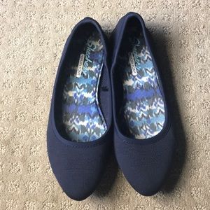 Blue flats
